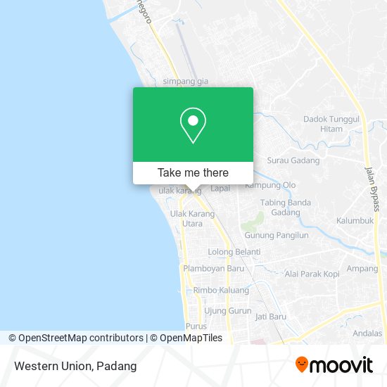 Western Union map