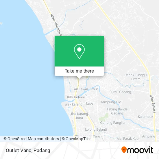 Outlet Vano map