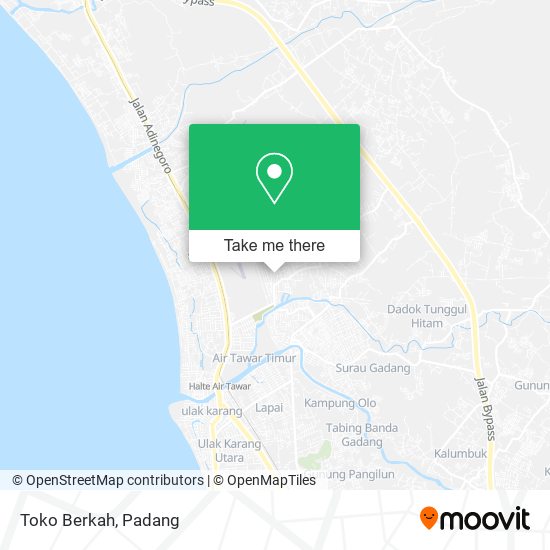 Toko Berkah map