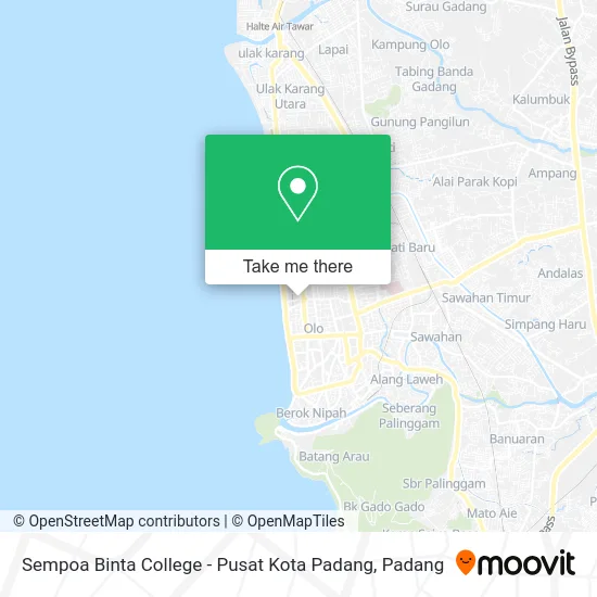 Sempoa Binta College - Pusat Kota Padang map