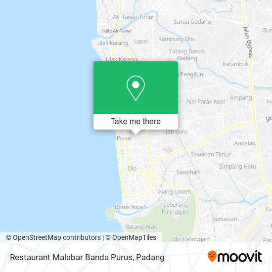 Restaurant Malabar Banda Purus map
