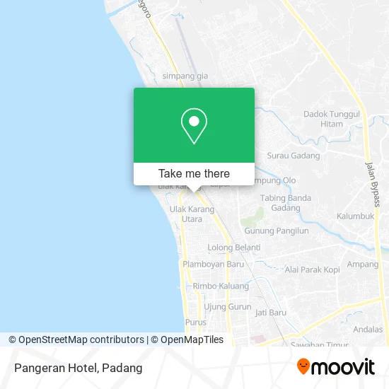 Pangeran Hotel map