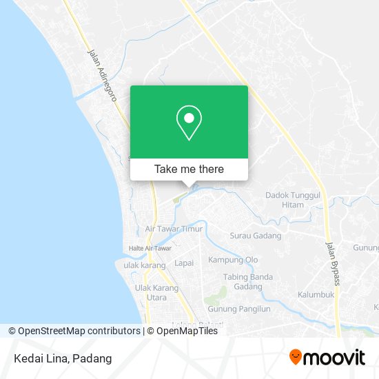 Kedai Lina map