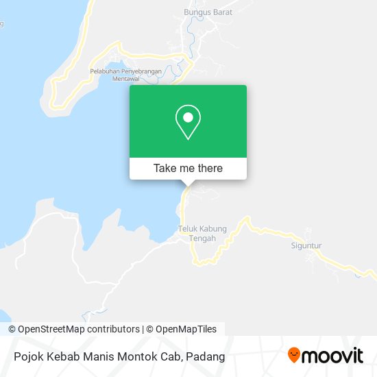 Pojok Kebab Manis Montok Cab map