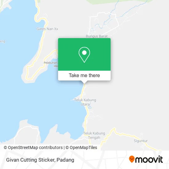 Givan Cutting Sticker map
