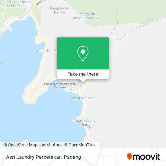 Asri Laundry Percetakan map