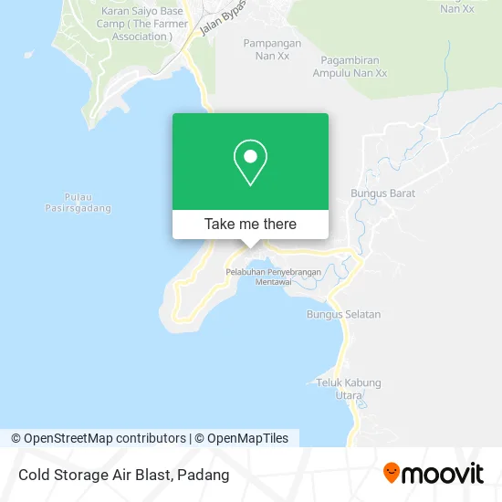 Cold Storage Air Blast map