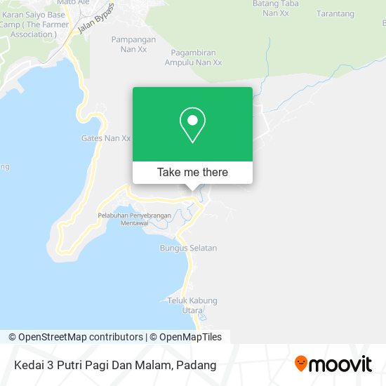 Kedai 3 Putri Pagi Dan Malam map