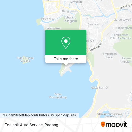 Toelank Auto Service map