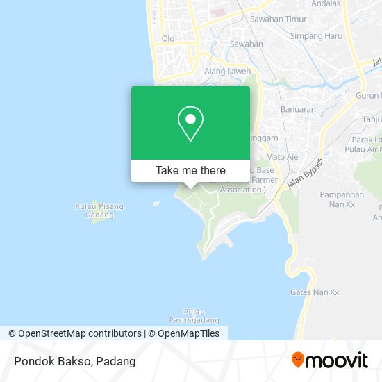 Pondok Bakso map