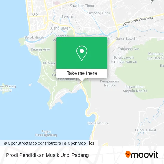 Prodi Pendidikan Musik Unp map