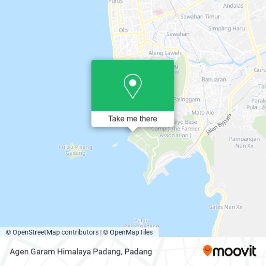 Agen Garam Himalaya Padang map