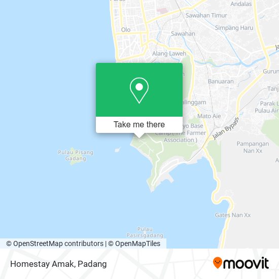 Homestay Amak map