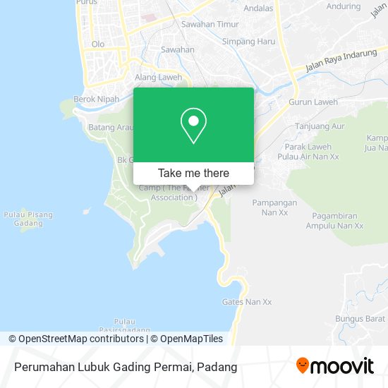Perumahan Lubuk Gading Permai map