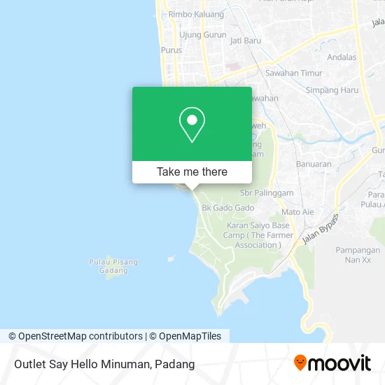 Outlet Say Hello Minuman map