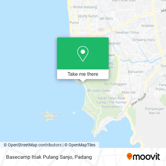 Basecamp Itiak Pulang Sanjo map