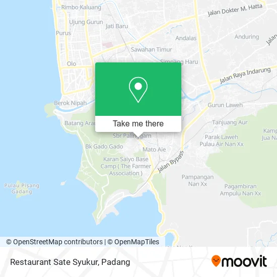 Restaurant Sate Syukur map