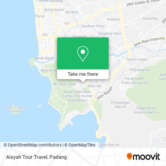 Aisyah Tour Travel map