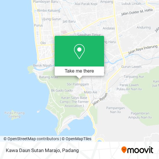 Kawa Daun Sutan Marajo map