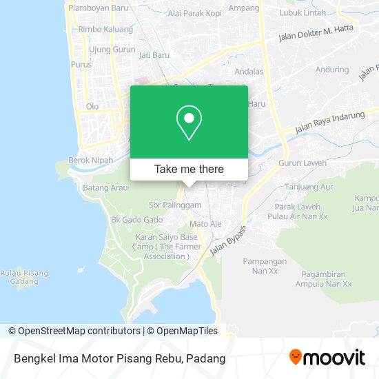 Bengkel Ima Motor Pisang Rebu map