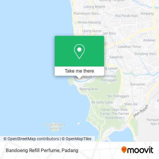 Bandoeng Refill Perfume map