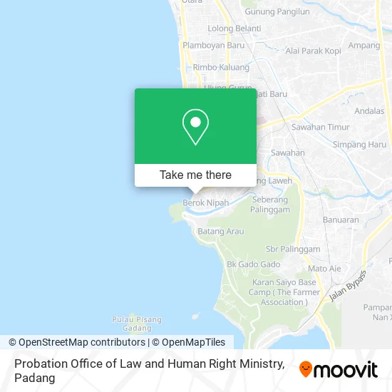 Probation Office of Law and Human Right Ministry map