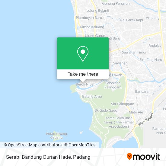 Serabi Bandung Durian Hade map