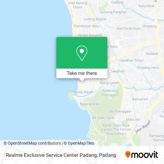 Realme Exclusive Service Center Padang map