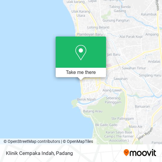 Klinik Cempaka Indah map