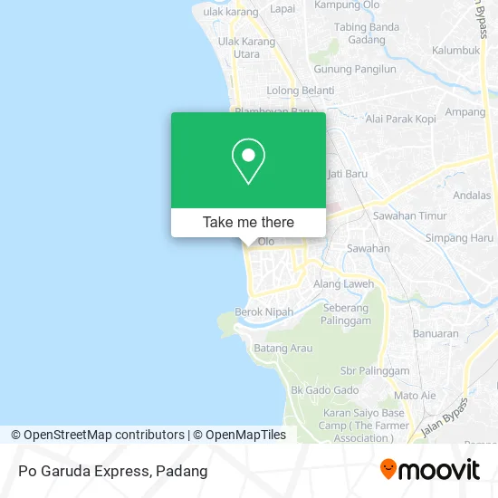 Po Garuda Express map