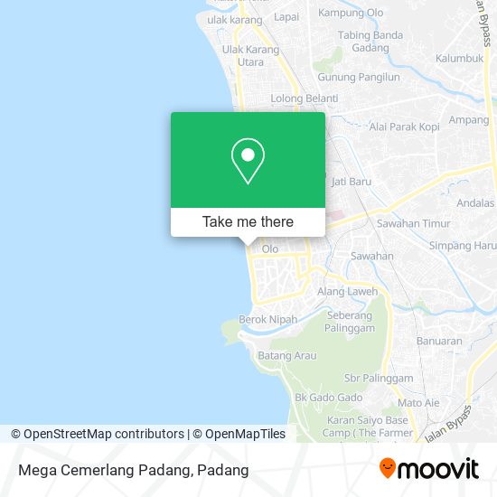 Mega Cemerlang Padang map