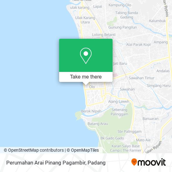 Perumahan Arai Pinang Pagambir map