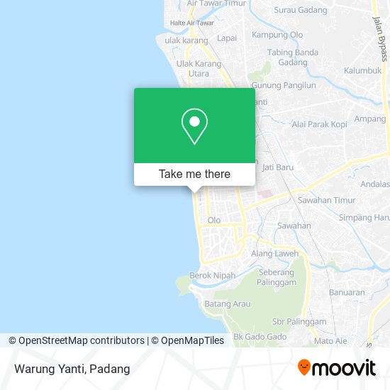 Warung Yanti map