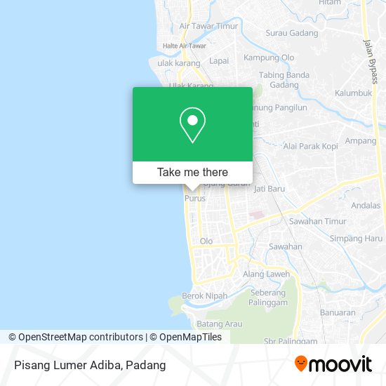 Pisang Lumer Adiba map