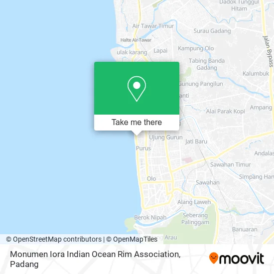 Monumen Iora Indian Ocean Rim Association map