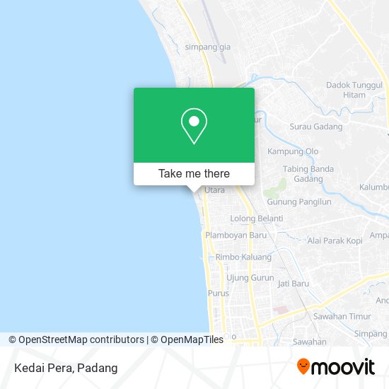 Kedai Pera map