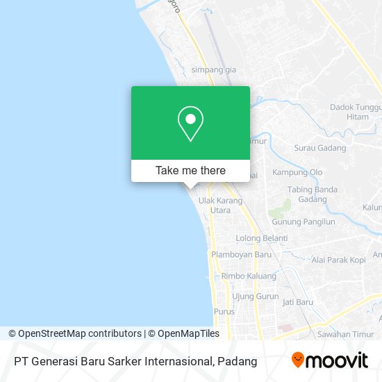 PT Generasi Baru Sarker Internasional map