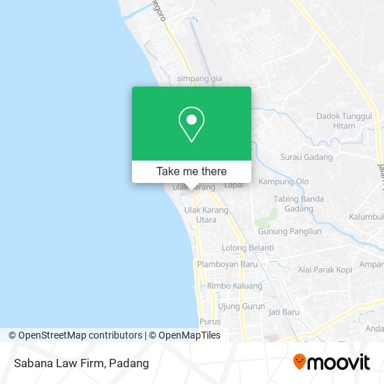 Sabana Law Firm map