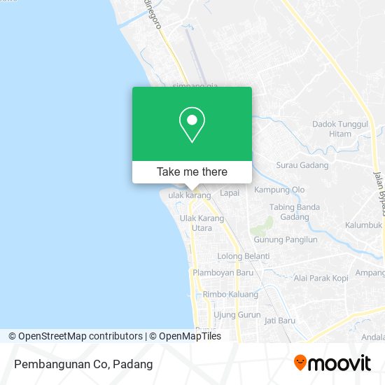 Pembangunan Co map