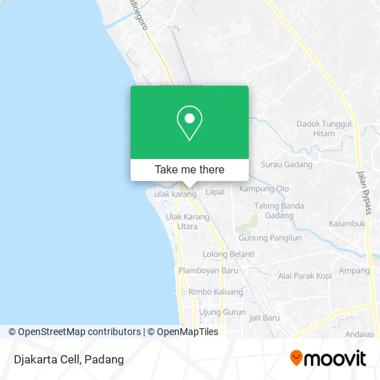 Djakarta Cell map