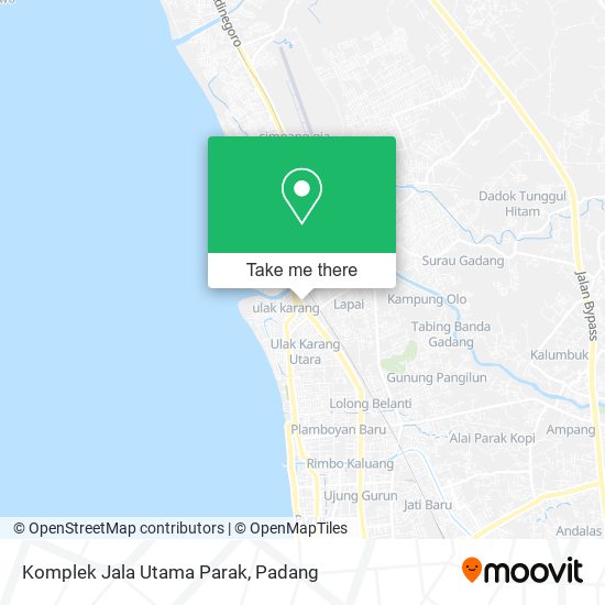 Komplek Jala Utama Parak map