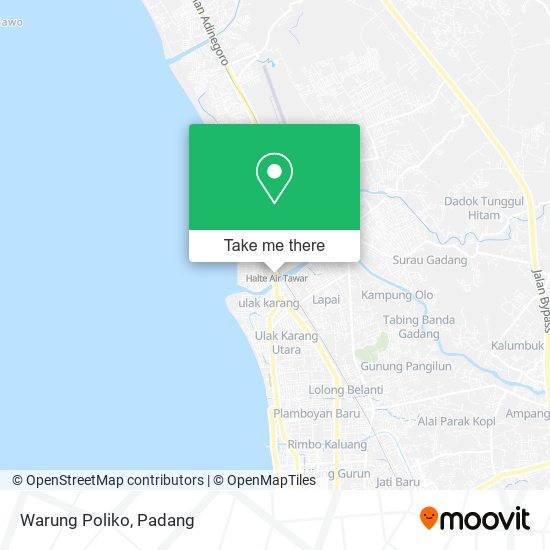 Warung Poliko map