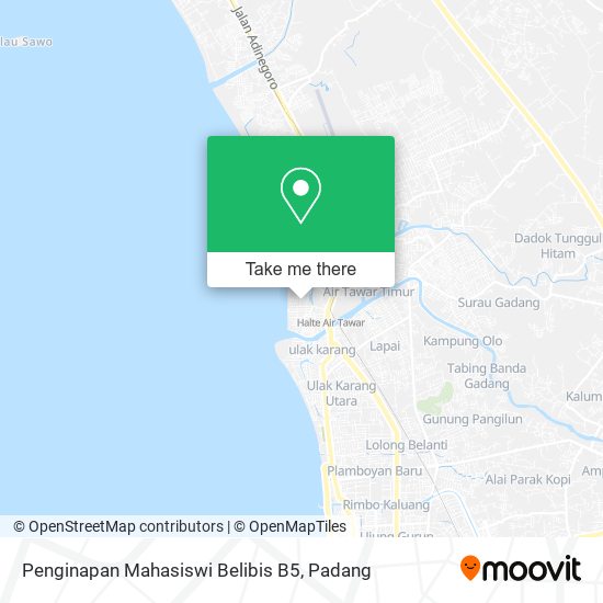 Penginapan Mahasiswi Belibis B5 map