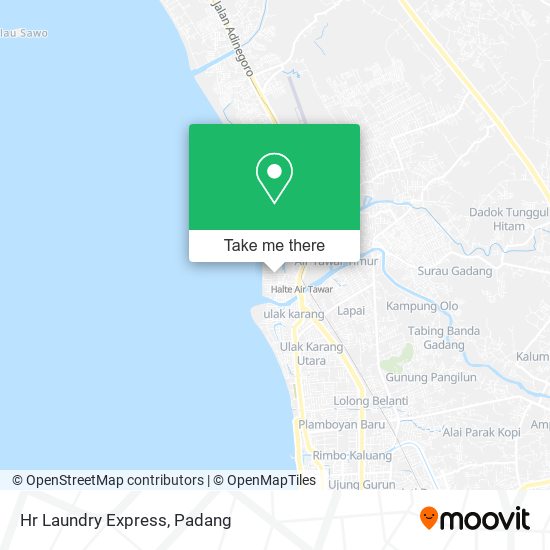 Hr Laundry Express map