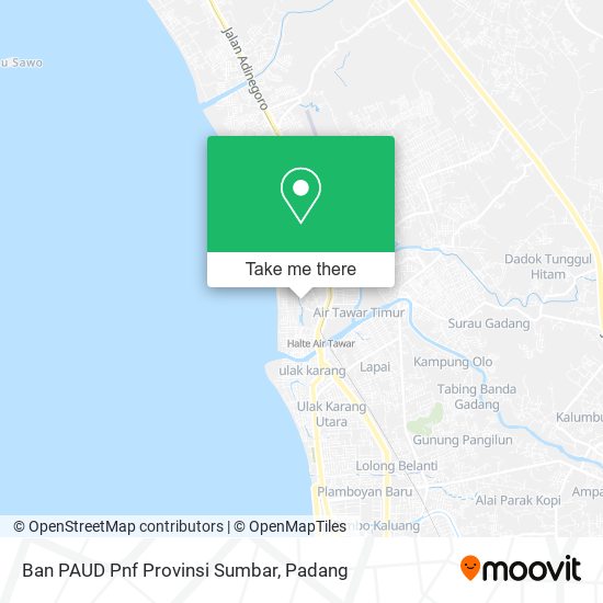 Ban PAUD Pnf Provinsi Sumbar map