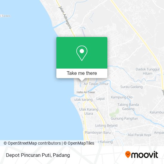 Depot Pincuran Puti map