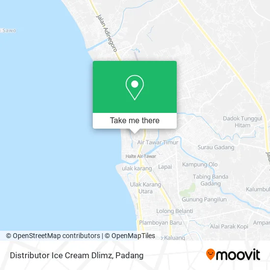 Distributor Ice Cream Dlimz map