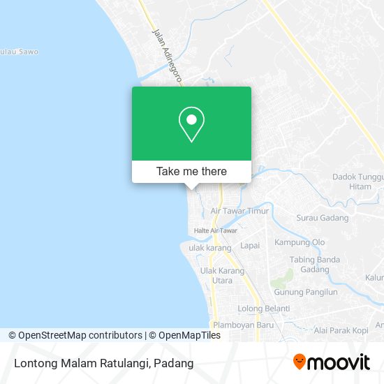 Lontong Malam Ratulangi map