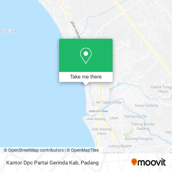 Kantor Dpc Partai Gerinda Kab map