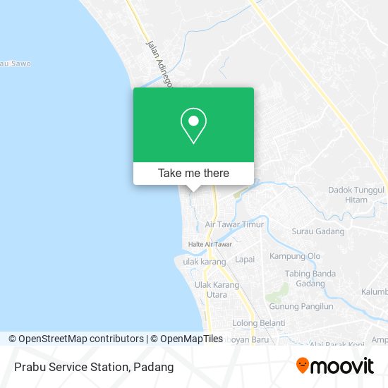 Prabu Service Station map